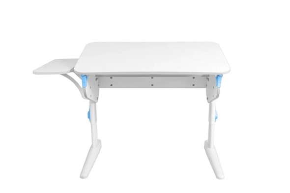 Детский стол-трансформер 5/100 (СУТ.46) + Polka_b 5/550 Рамух белый/белый/ниагара в Улан-Удэ - изображение