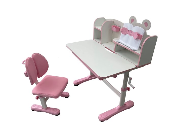 Растущий стол и стул Carezza Pink FUNDESK в Улан-Удэ - изображение 1