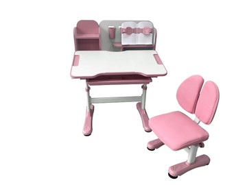 Растущая парта + стул Vivo Pink FUNDESK в Улан-Удэ - предосмотр 3