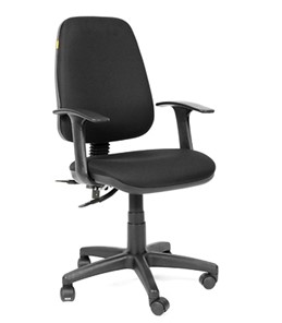 Офисное кресло CHAIRMAN 661 Ткань стандарт 15-21 черная в Улан-Удэ - предосмотр