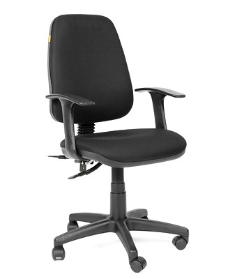 Офисное кресло CHAIRMAN 661 Ткань стандарт 15-21 черная в Улан-Удэ - изображение