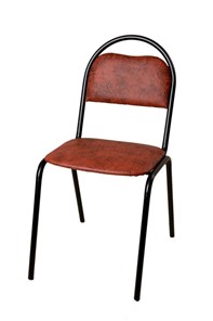 Офисный стул Стандарт СРП-033 Эмаль коричневый кожзам в Улан-Удэ - предосмотр